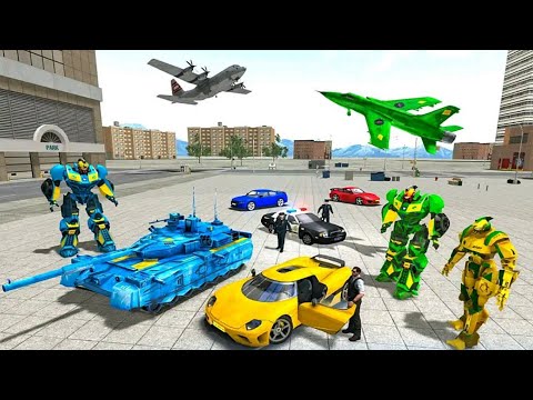 Stealth Robot Transforming Games: Car Robot Transform - Android Gameplay