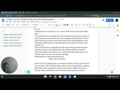 Chapter 5 The Structure and Function of Large Biological Molecules