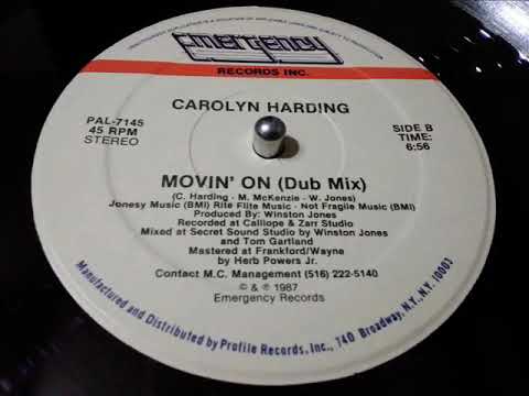 CAROLYN HARDING- MOVIN' ON  [DUB MIX]