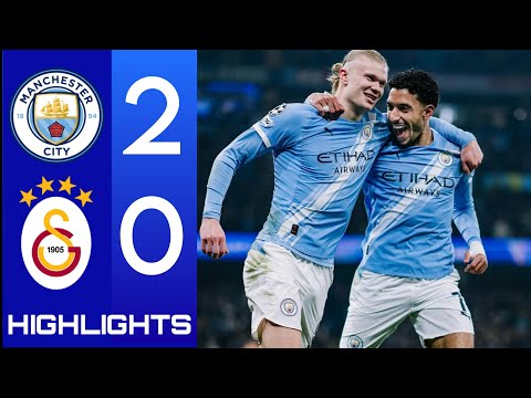 Manchester City vs Galatasaray 2-0 – Highlights | earling Haaland & Ryan Cherki Goals 📝 