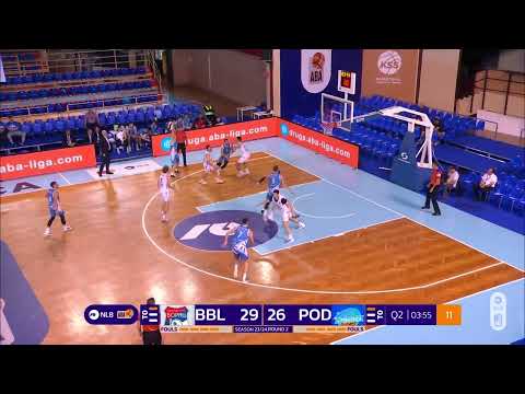 NLB ABA League 2 2023/24 highlights, Round 2: Borac WWIN - Podgorica, (12.10.2023)