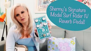 Video thumbnail for The Surfrajette Shermy Surf Rider IV Reverb Pedal from Solid Gold FX!! by The Surfrajettes