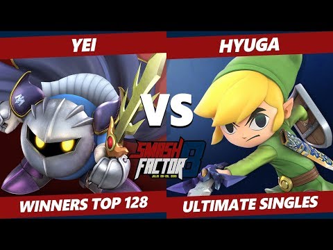 SF8 SSBU - Yei (Meta Knight, Chrom) Vs. Hyuga (Toon Link) Smash Ultimate Tournament Top 128