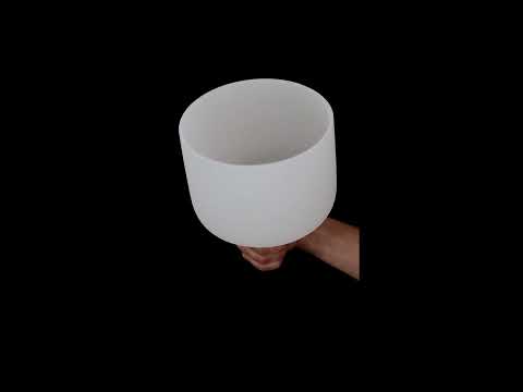 Meinl 8" Crown Chakra Crystal Bowl with Handle - B [A=432 Hz] | Unlimited Singing Bowls