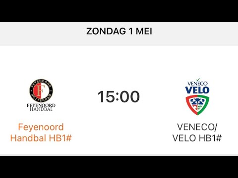 Feyenoord Handbal HB1- Veneco Velo HB1