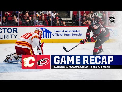 Calgary Flames vs Carolina Hurricanes | March 10, 2024 | Game Highlights | NHL Regular Season