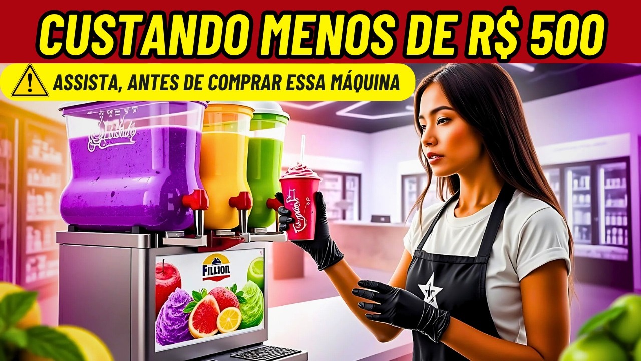 Máquinas Baratas e Lucrativas / Seu Negócio com Apenas R$ 500 💸