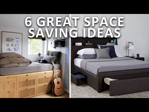 Top 6 INGENIOUS Space SAVING Ideas