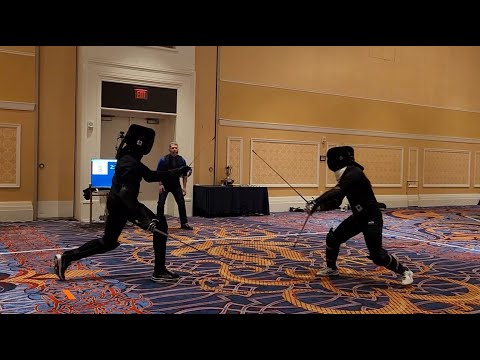 Rob Childs Rapier Vid 45 - Kings Cup Veteran Rapier & Dagger Gold Medal Match