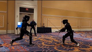 Rob Childs Rapier Vid 45 - Kings Cup Veteran Rapier & Dagger Gold Medal Match