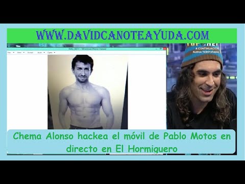 Demostración en El Hormiguero: Chema Alonso destaca los peligros del hacking en El Hormiguero