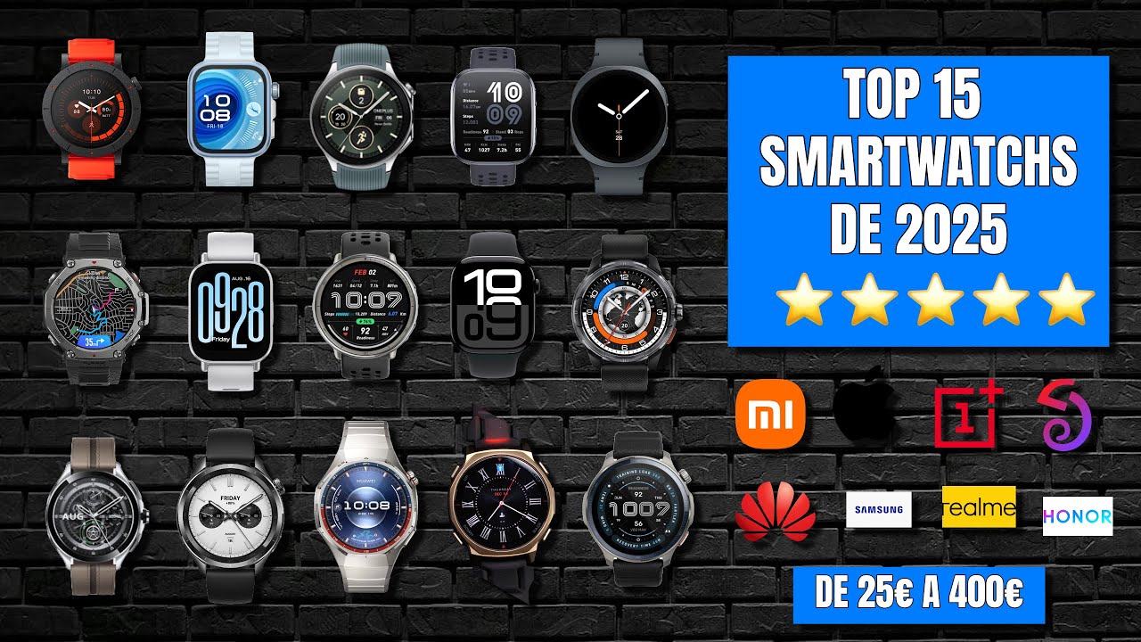 Top 15 RELOJES INTELIGENTES de 2025 & 2026 ⌚ ¡Los mejores desde 15€ a 400€!