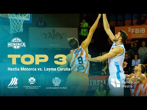 𝐓𝐎𝐏 𝟑 𝐂𝐎𝐩𝐢𝐳𝐳𝐚 LEB ORO | Jornada 5: Hestia Menorca 56-51 Leyma Básquet Coruña