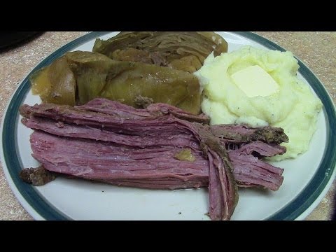 Crock Pot Corned Beef & Cabbage