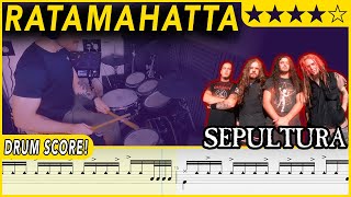 Download lagu Ratamahatta - Sepultura | DRUM SCORE Sheet Music | #556 DRUMSCRIBE mp3
