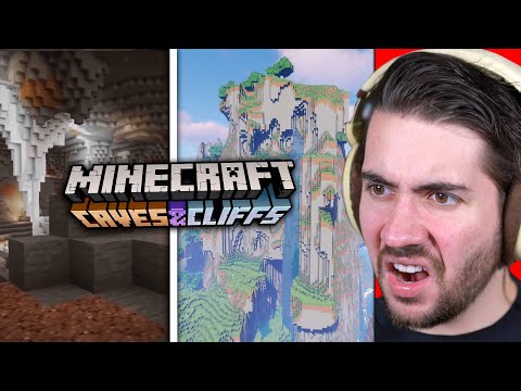 Recreating The Minecraft Caves And Cliffs Update Before It’s Released!