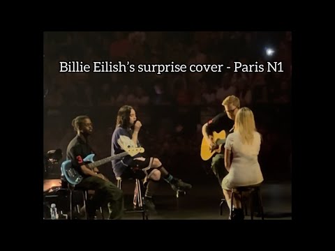 Billie Eilish sings ‘The Only Exception’ by Paramore in Paris N1 of #hitmehardandsofttour 🦋