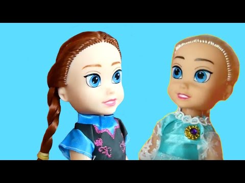 Elsia Can't Sleep! Elsa and anna toddlers