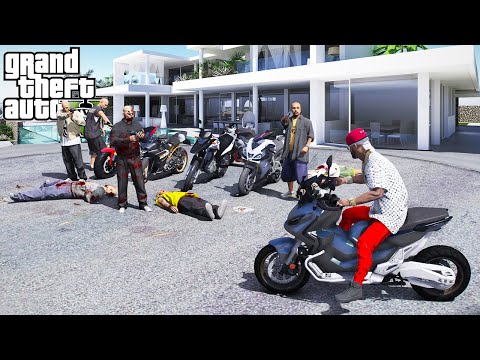 RUBO MOTO CON FRANKLIN! (Honda,Ktm,Aprilia,Kawasaki) - GTA 5 MOD VITA DA GANGSTER (6) #45