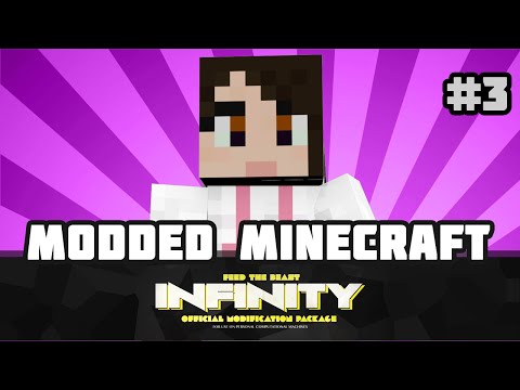 NEW FTB INFINITY: Minecraft Mod "TINKERS CONSTRUCT BEGINS NOW!!" Ep 3