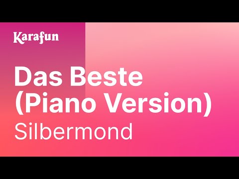 download lagu mp3 mp4 Das Beste Silbermond Karaoke, download lagu Das Beste Silbermond Karaoke gratis, unduh video klip Das Beste Silbermond Karaoke
