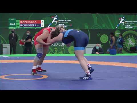 Qual. WW - 76 kg: A. OSNIACH SHUS (UKR) v. P. LECARPENTIER (FRA)