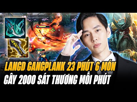 LangD Gangplank First Strike 23 Minutes 6 Items Deal 2k Damage Per Minute When Facing Master Singed