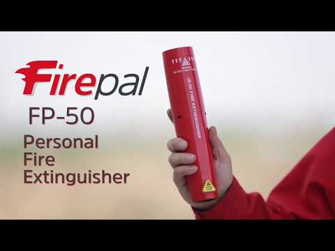 Firepal FP50 - Personal Fire Extinguisher in action