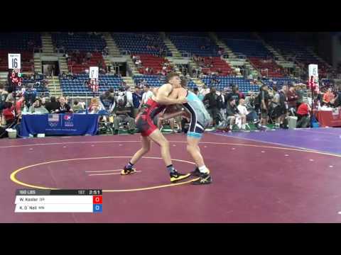 Junior GR 160 Round of 64 - Wyatt Kesler (OR) vs. Kenny O`Neil (MN)