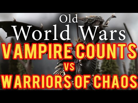 Warriors of Chaos vs Dark Elves Warhammer Fantasy Battle Report - Old World Wars Ep 179