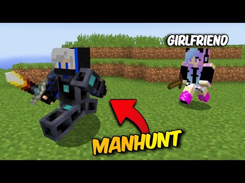 IMMORTAL Speedrunner VS Hunter with My Girlfriend in Minecraft...