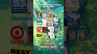 With all the new upcoming Pokemon TCG drops in June at major retail stores, DONT miss out‼️ #poketcg