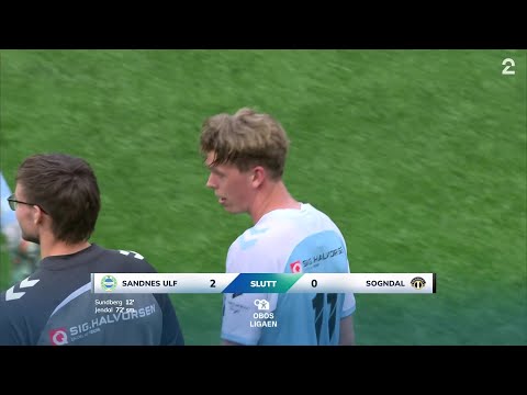 Sandnes Ulf 2-0 Sogndal Fotball 