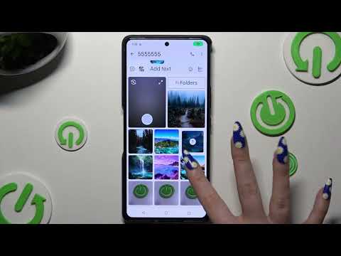 ASUS ROG Phone 9 - How to Add Pictures/Photos To Your Text Messages