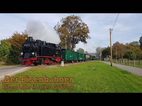 Herbst auf der Insel Rügen - Dampflok-Mix bei der Rügenschen Bäderbahn / Rasender Roland