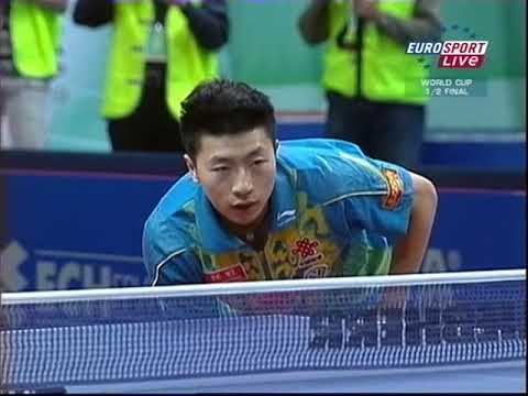 Table tennis Samsonov - Ma Long 2009 Semi final World Cup