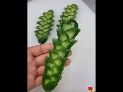 20 Fruit Plate Decoration - Fruit Vegetable Carving