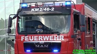 preview picture of video '[E] - AMMONIAKAUSTRITT IN KORNTAL-MÜNCHINGEN | Gefahrgutzug Feuerwehr Asperg & LB im Einsatz'