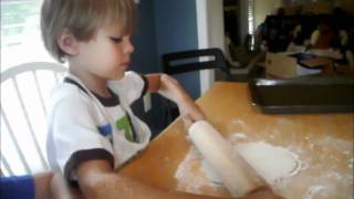 Grammy Teaches the Grandchildren to Make Cheesies