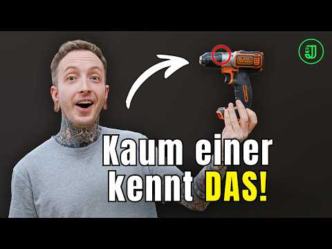 Die geheime Funktion meines AKKUSCHRAUBERS, die ich 10 JAHRE ÜBERSEHEN habe! 😲🤩 | Jonas Winkler