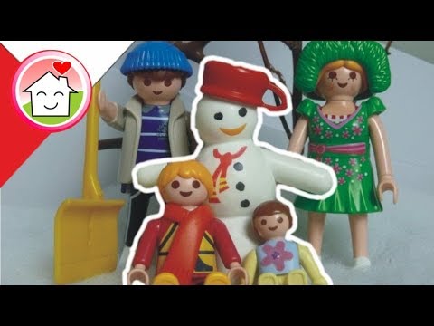 Playmobil po polsku Nadeszła zima - Rodziną Hauserów