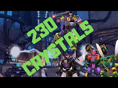 OPENING 230 CRYSTALS! I Got So Lucky! Transformers Earth Wars