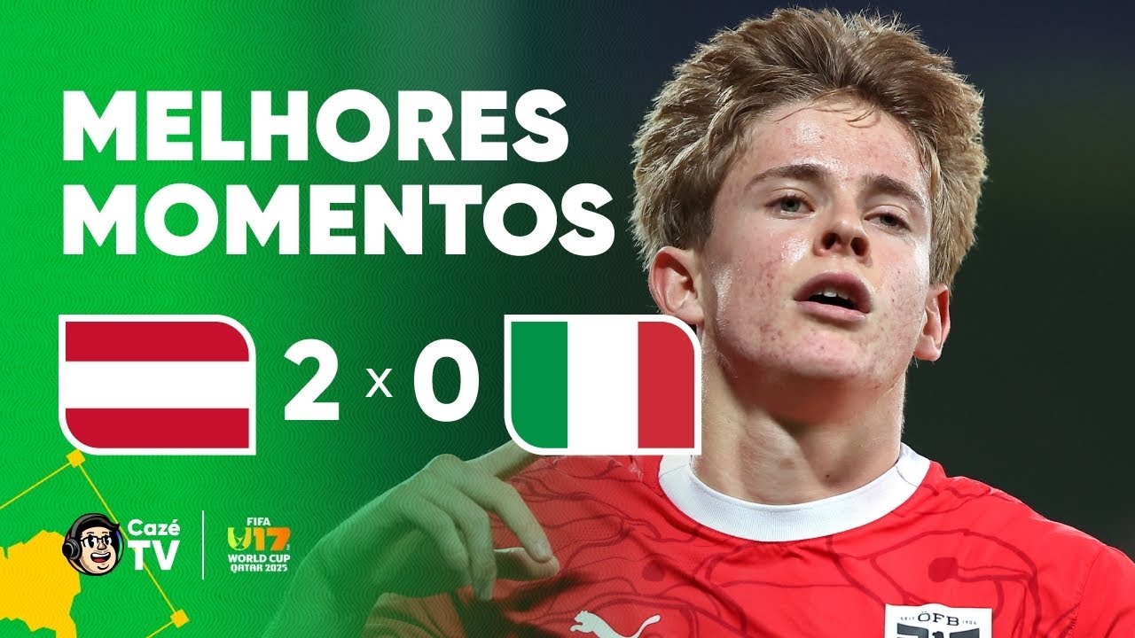 MELHORES MOMENTOS: ÁUSTRIA 2 X 0 ITÁLIA | COPA DO MUNDO SUB-17 FIFA™ 2025 | SEMIFINAL