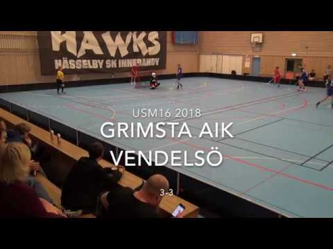 USM16 2018 Grimsta AIK vs Vendelsö Highlights