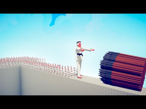 CAN 100x TAEKWONDO + GIANT CROSS THE BRIDGE? - TABS | Totally Accurate Battle Simulator 2023