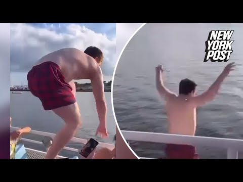 NYC man makes dangerous leap from Fire Island ferry, is arrested after swimming to shore