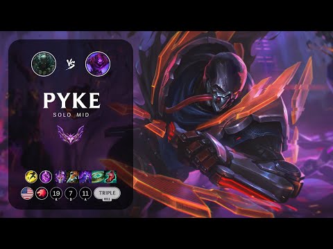 Pyke Mid vs Malzahar - NA Master Patch 13.10