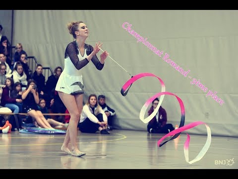 Grande émotion durant ma danse au ruban - Championnat Romand de gymnastique