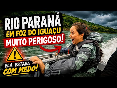 Ep06 😱 Ela Ficou com Muito Medo no Rio Paraná! | Foz do Iguaçu