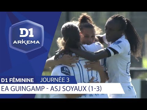J3 : EA Guingamp - ASJ Soyaux Charente (1-3) / D1 Arkema